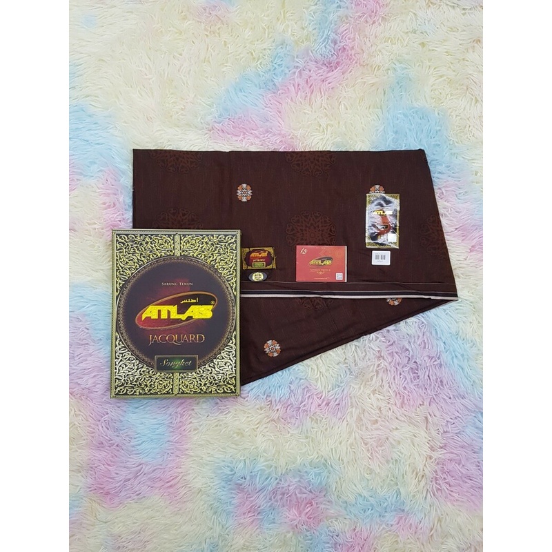 โสร่ง ATLAS รุ่น JACQUARD Songket เนื้อผ้าคอตต้อน 100% รหัส SRR31