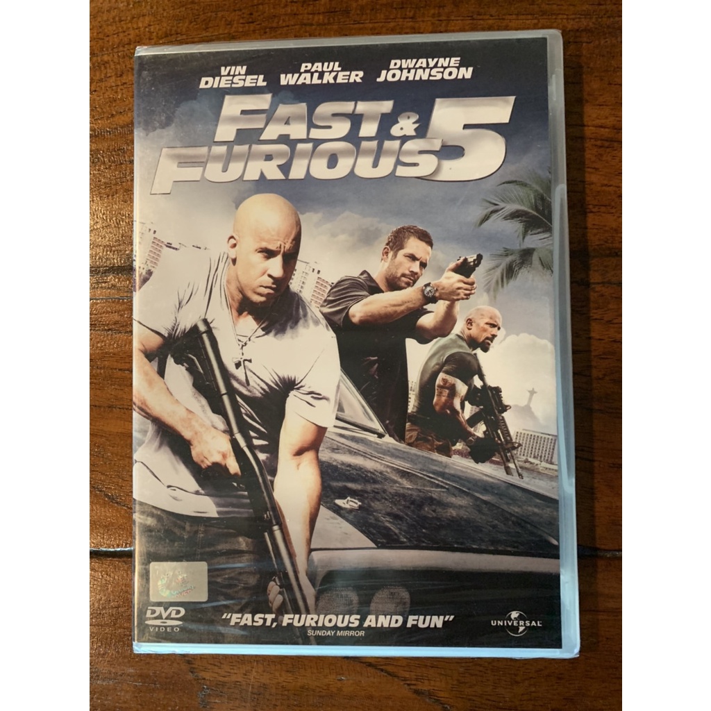 FAST & FURIOUS 5 เร็ว แรง ทะลุนรก 5 DVD.ลิขสิทธิ์