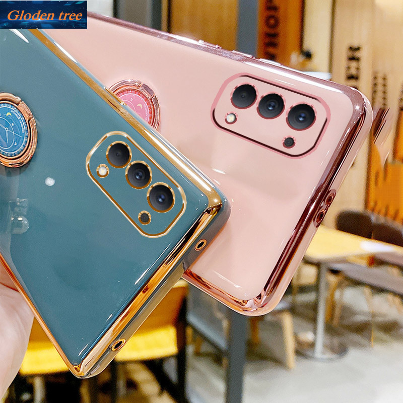 เคสโทรศัพท์มือถือลายกล้องพร้อมขาตั้งสําหรับ OPPO Reno 5 Pro Plus 6 Pro ...