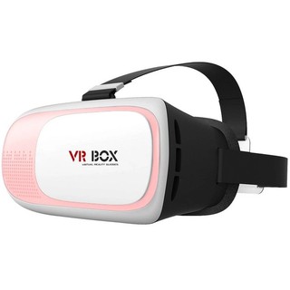 VR Box (ของแท้) แว่นตาสามมิติ ขนาด 4.7"- 6.0" นิ้ว (สีชมพู)  #313