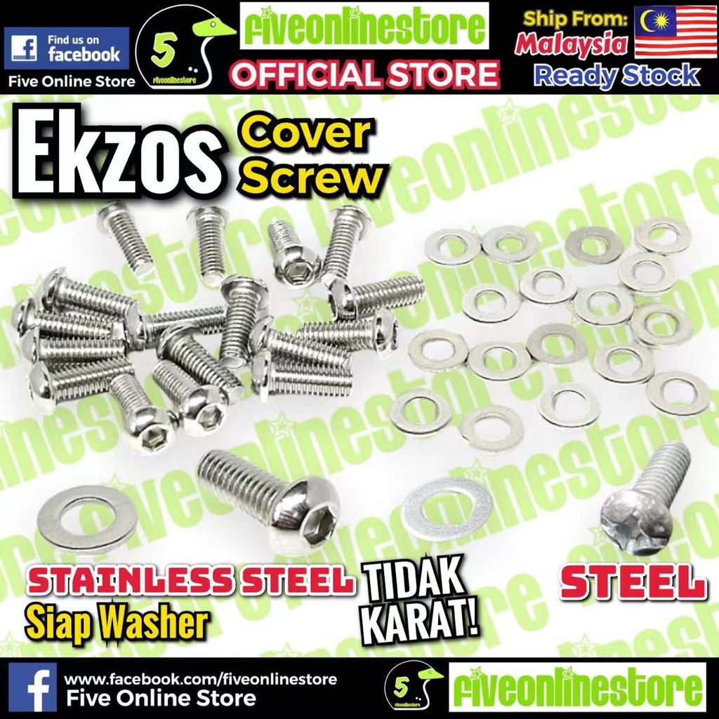 ฝาครอบท่อไอเสียท่อไอเสียป้องกันคาร์บอนฝาครอบ + M6 สกรู Y15ZR V1 V2 LC135 ใหม่ V4 V5 V6 V7 RS150 Ekzos ฝาครอบ ราคา ถูกที่สุด ดีลบีเคเค แกลเลอรีภาพที่ 2