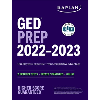 Kaplan Ged Test Prep 2022-2023 : 2 Practice Tests + Proven Strategies + Online