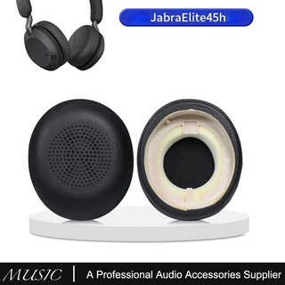 แผ่นครอบหูฟัง แบบหนัง แบบเปลี่ยน สําหรับ Jabra ELITE 45h