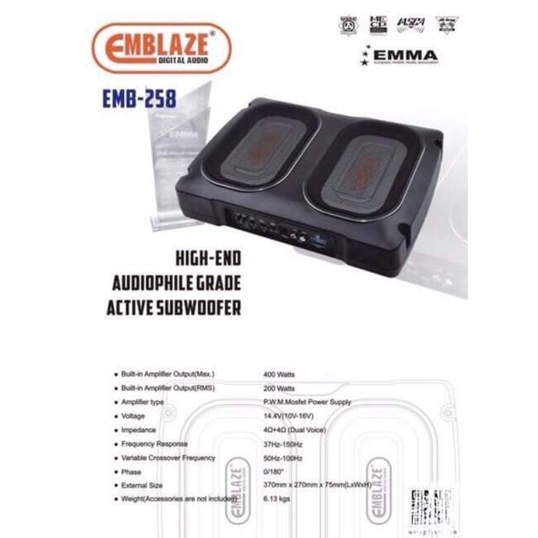 6500​บาท​  Subbox​ ติด​รถยนต์​