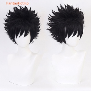 Fantastictrip วิกผมคอสเพลย์ การ์ตูนอะนิเมะ Dabi สีดํา แฟชั่น สําหรับงานปาร์ตี้