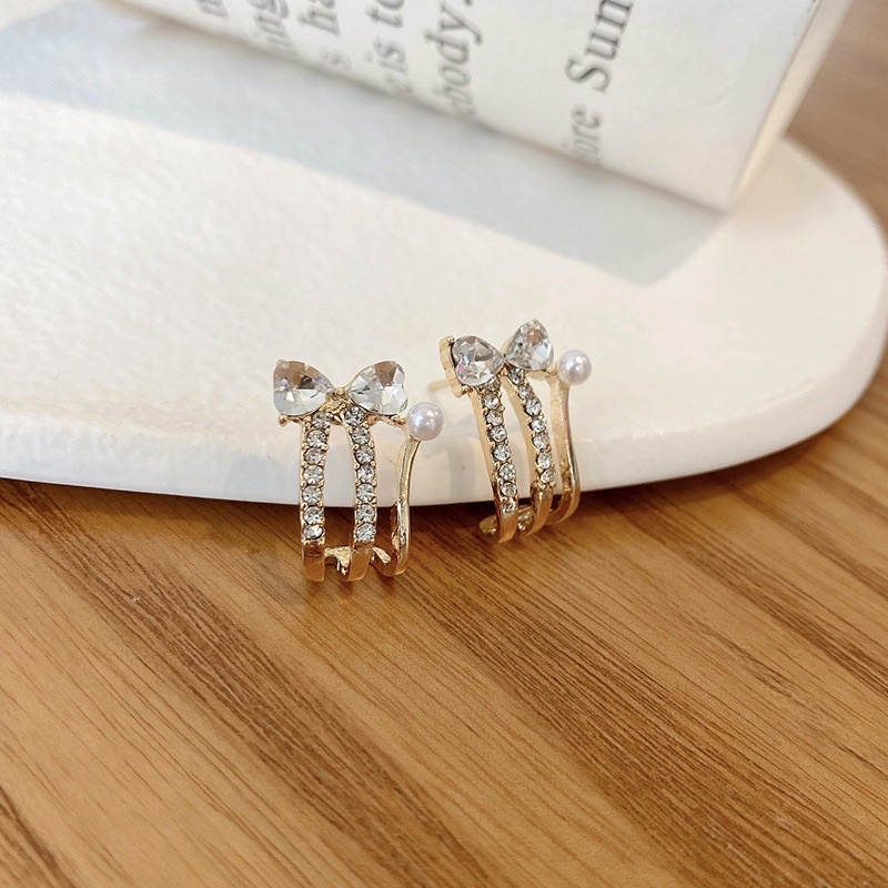 cutie bow - morning.earrings