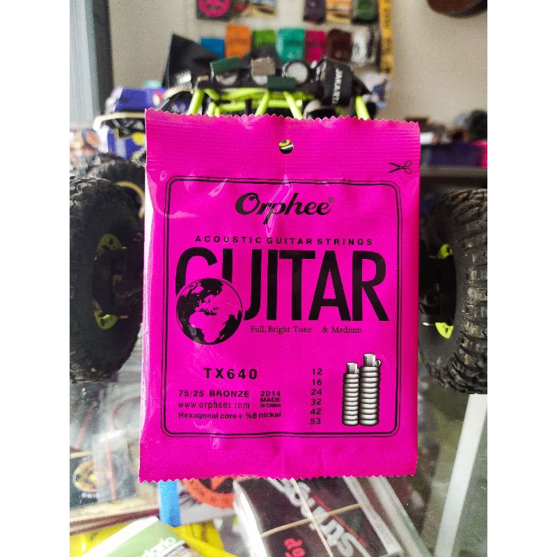 สาย Orphee TX640 Orphee Acoustic 012 สายกีตาร์โปร่ง