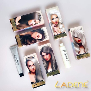 สีย้อมผม ลาดีเน่ ครีมเปลี่ยนสีผม สูตรถนอมผม ไม่เหม็นฉุน LADENE Hair Color