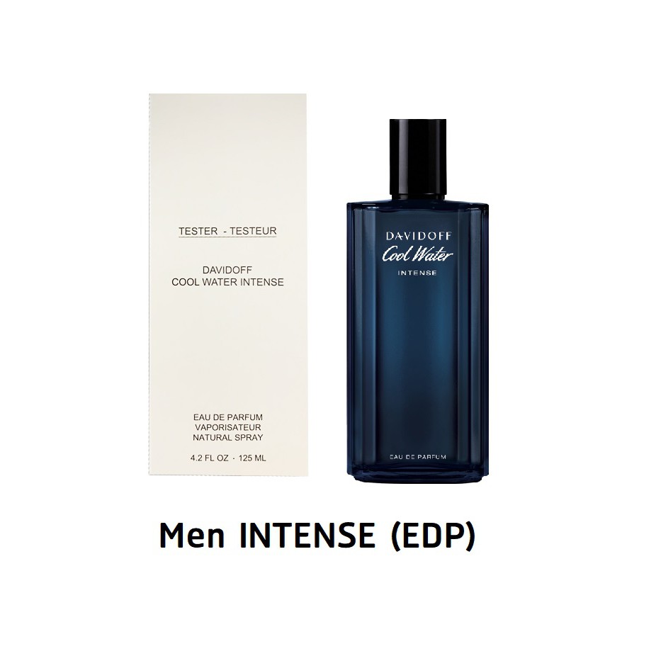 (INTENSE) Davidoff Cool Water Man Intense EDP 125 ml กล่องขาว เทสเตอร์