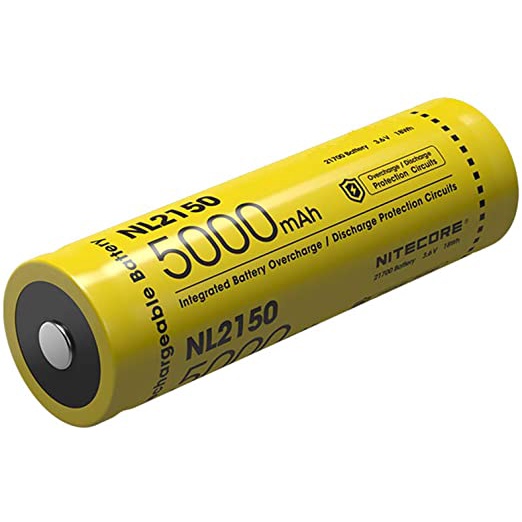 ถ่านชาร์จ Nitecore 21700 5000mAh 3.7V (NL2150) แพค 1 ก้อน ของแท้