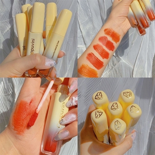 Cappuvini Cheese sticks ลิปแล็กเกอร์ กำมะหยี่ เนื้อแมตต์ หัวแปรงลิปนุ่ม ให้ความชุ่มชื้น