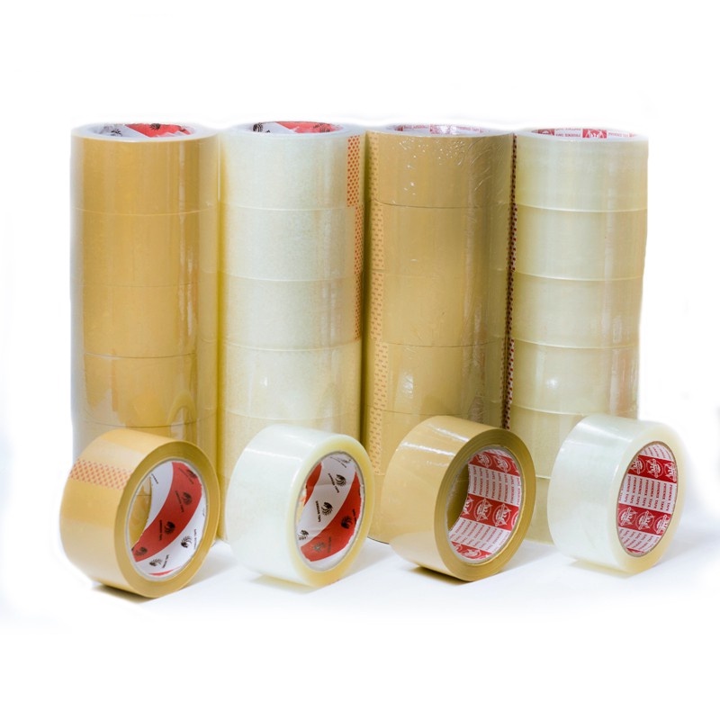 เทปกาว สีใส/สีน้ำตาล กว้าง 2 นิ้ว ยาว100หลา แพค 3/6ม้วน ส่งฟรีส่งด่วน