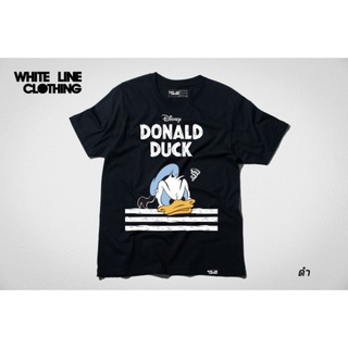 เสื้อยืดผ้าฝ้ายพิมพ์ลายขายดี เสื้อยืด DONALD DUCK (มีไซส์)