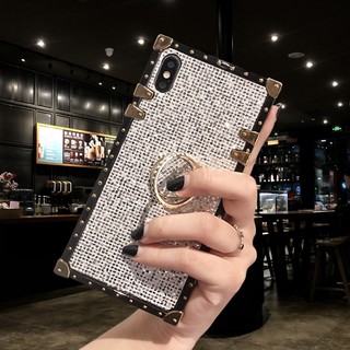 Huawei Y7A Y9A Nova 7i 7 Pro 7SE 8 5T Y9s Y9 Y9Prime 2019 P40 P30 Pro Luxury Tide Brand Silicone Flash Drill Phone Case