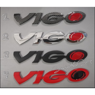 LOGO โลโก้VIGO ติดรถยนต์  สติ๊กเกอร์ติดรถยนต์ #เพลทแต่งรถ#Logo Sticker