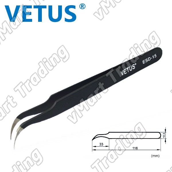 Vetus ESD-15 Precision Tweezer