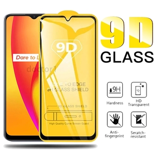 9D ฟิล์มกระจก เต็มจอ Realme C55 C35 C33 C30 C30s C25 C25s GT Neo2 Neo 2 3 C21 C17 C15 C11 C12 C3 C2 4G 5G 2023