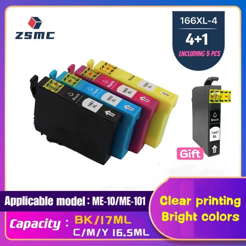 Epson Compatible Brother 1661-4XL นำเข้าวัสดุต้นฉบับรองรับรุ่น ME-10 ME-101 [5 ชิ้น]