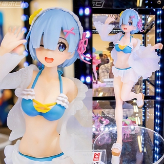 Anime Re:ZERO รีเซทชีวิต ฝ่าวิกฤติต่างโลก Rem ชุดนอนโมเดลตุ๊กตาของเล่นสําหรับเด็ก