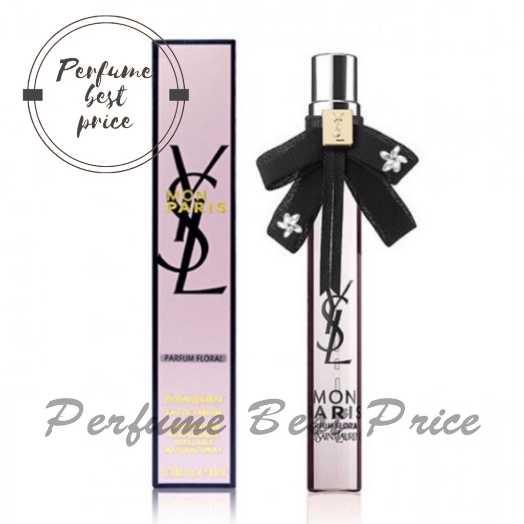 น้ำหอมผู้หญิง น้ำหอมนำเข้าแท้ Ysl mon paris floral EDP10ml กล่อง mini น้ำหอมแบรนด์เนมแท้100% น้ำหอมข
