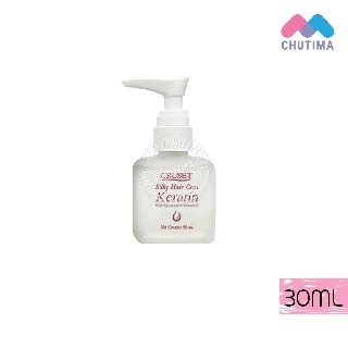 เซรั่มเคลือบผม ครูเซ็ท ซิลกี้แฮร์โคท เคอราติน 30/85 มล. Cruset Silky Hair Coat Keratin 30/85 ml.