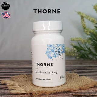 ซิงค์ พิโคลิเนต Thorne Research® Zinc Picolinate 15 mg 60 Capsules