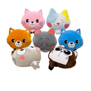 ตุ๊กตา หมอนผ้าห่ม น้องแมวจอมซน พร้อมส่ง 6 แบบ