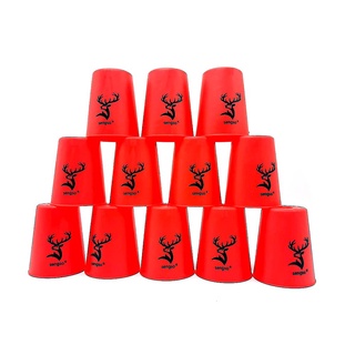 แก้วสแต็ค Speed Stack แก้วสแต็ค 12ใบ set 12 cups Family Game Stacking Sport