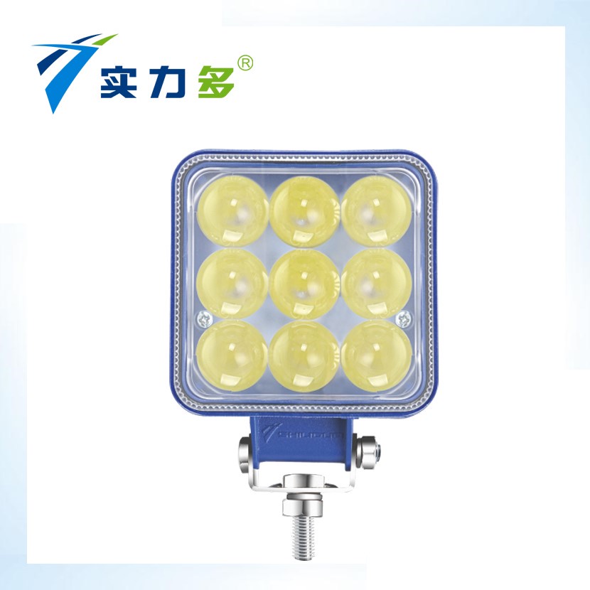 SHILIDUO 12V-36V ไฟ LED สปอต 4 "9 เลนส์สแควร์สีขาว SD-3410 SD3410