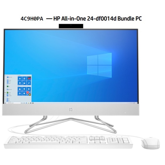 HP-AIO-24-df0014d/WHP All-in-One PC | Bib238FFI 1C20 | Core i5-10400T (2.0GHz, 6 core)