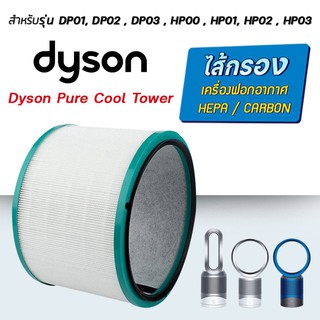 ไส้กรองอากาศ แผ่นกรองอากาศ Dyson DP03 สำหรับ เครื่องฟอกอากาศ Dyson รุ่น Pure Cool Tower DP03