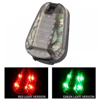 ไฟติดหมวก​ Helmet​ signal light  ขนาด​ 8.85x5.8x3.8  cm