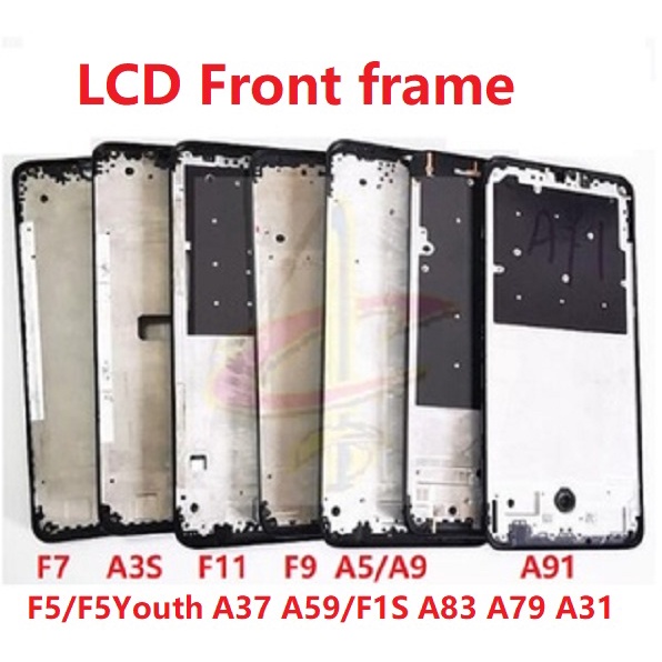 กรอบหน้าจอ LCD สําหรับ Oppo F1S F5 F7 F9 F11 Pro A5S A37 A57 A79 A83 A91 A31 A5 A9 2020 A12