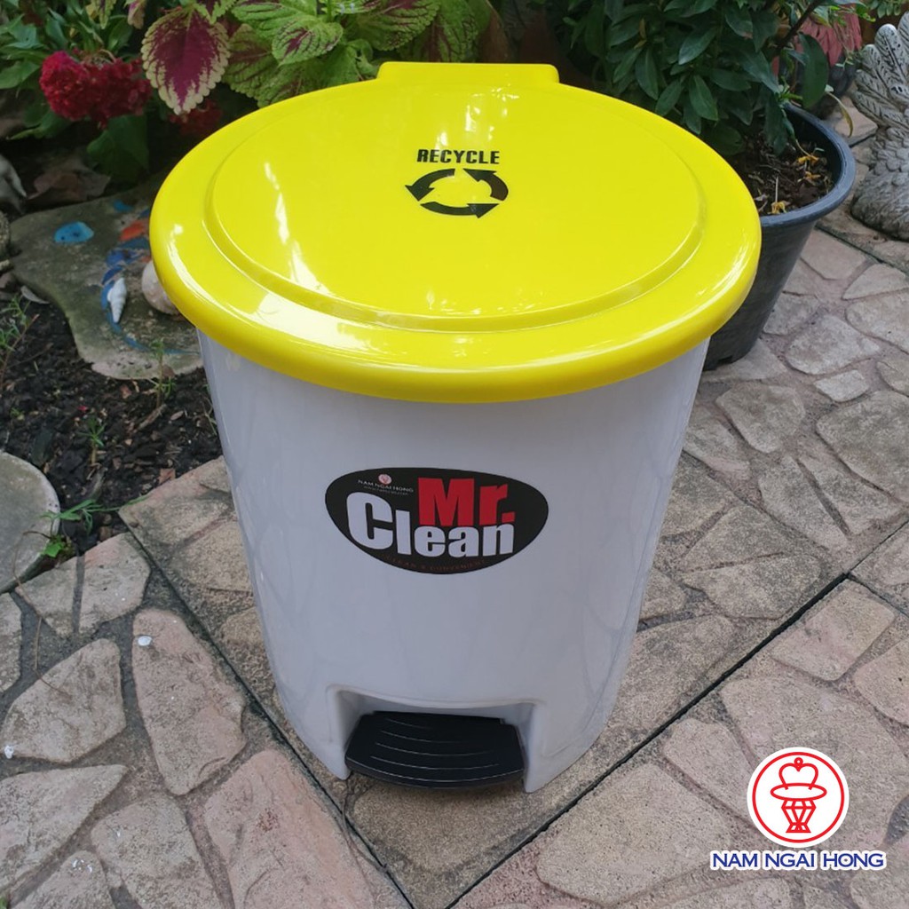ถังแยกขยะ รุ่น 542 CL ขาเหยียบ (1 ใบ) แบบเลือกสีได้ มีลายสกรีนบนฝาถัง ถังขยะแยกประเภท ถังขยะมีฝาปิด - รูปที่ 4