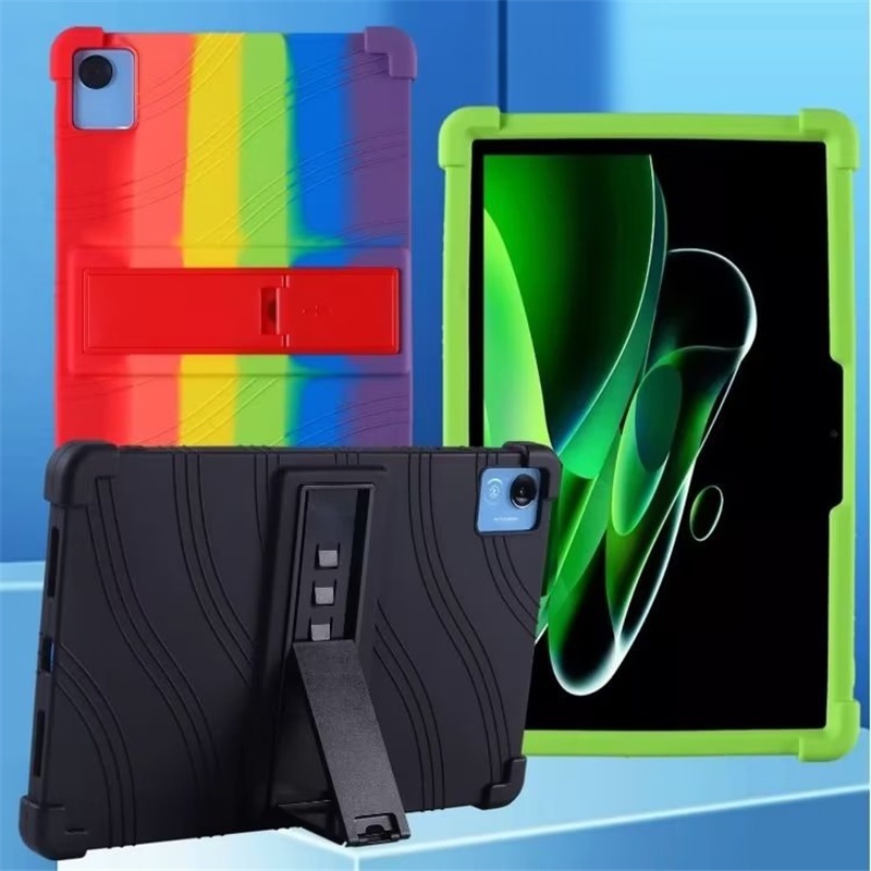 เคสแท็บเล็ต ซิลิโคนนิ่ม กันกระแทก พร้อมขาตั้ง สําหรับ Realme Pad X 10.95 นิ้ว Realme Pad 10.4 นิ้ว R