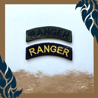 อาร์ม RANGER อาร์มปัก ( ตีนตุ๊กแก , เย็บติด )