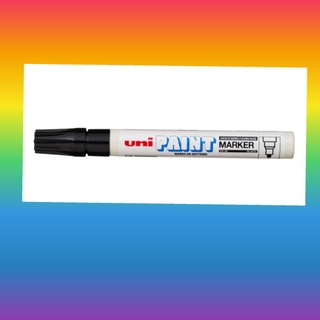 Uni ปากกามาร์เกอร์PX-20 สีดำ​ 1ด้าม