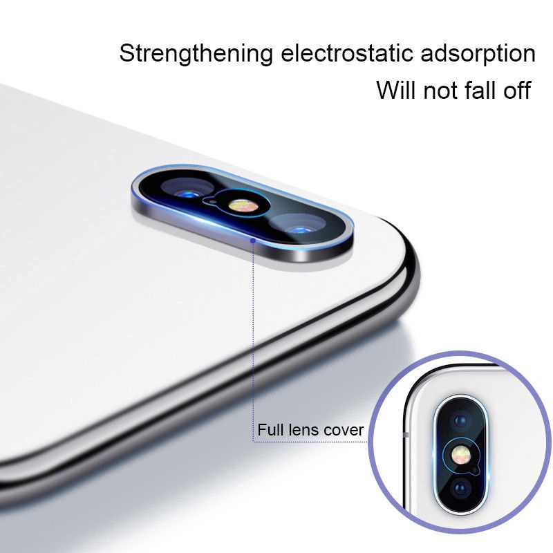 2pcs iPhone XR/XS Max iPhone 7 8 Accessory Back Camera Lens Screen Tempered Glass Protector #8