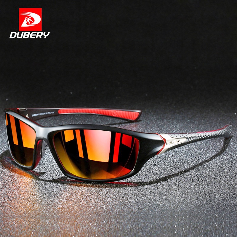 DUBERY 2020 High Quality Sunglasses Men Polarized Colorful TAC Mirror