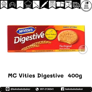 McVities Digestive (แมคไวตี้ส์ไดเจสทีฟบิสกิตข้าวสาลี ) 400g.