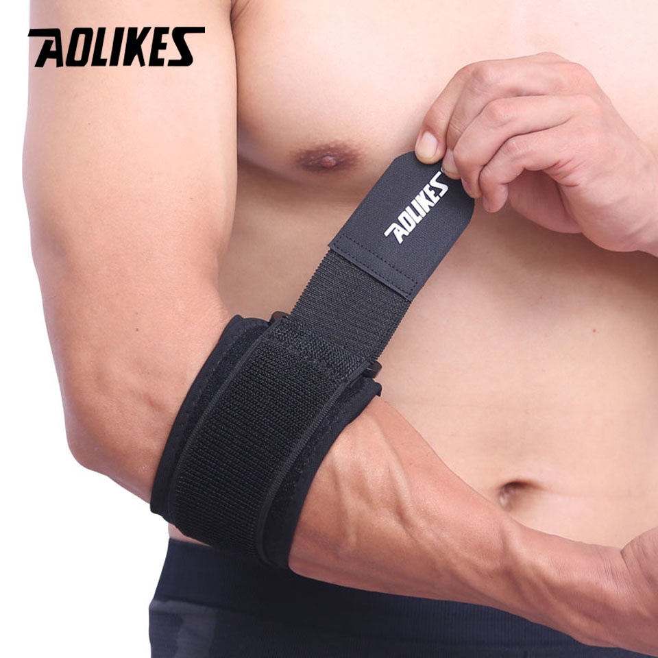 Gtubike ปรับเทนนิสข้อศอกสนับสนุนรั้งฟิตเนสกอล์ฟกีฬาการบีบอัดสายรัดข้อศอกยามแขน
