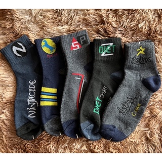 ถุงเท้าข้อกลางชาย C sock ยกแพค1 โหล