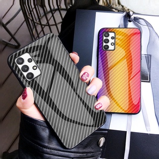 เคสโทรศัพท์กระจกนิรภัย แบบแข็ง กันกระแทก สําหรับ Samsung Galaxy A53 A73 A33 A23 A03 Core A13 5G