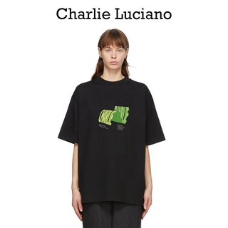 เสื้อยืดแขนสั้น พิมพ์ลายโลโก้ Charlie Luciano แฟชั่นฤดูร้อน สําหรับผู้ชาย