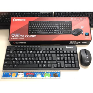 คีย์บอร์ด+เมาส์ ไร้สาย Keyboard+Mouse wireless GMK-083W KMC-8121 KMC-8113 KMC-8111 2.4g 10เมตร