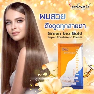 (1 ซอง / แพ็ค 6 ซอง) กรีนไบโอ แชมพู & ทรีทเมนต์ ครีม Green bio Treatment Cream 25/30/50 ml.