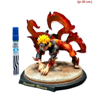 โมเดล Naruto นารูโตะ โหมดร่างสถิต9หาง ขนาด20cm. มีกล่อง