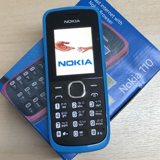 Original Nokia 110 โนเกีย) ฟังเพลงและถ่ายรูปด้วยสีไทย