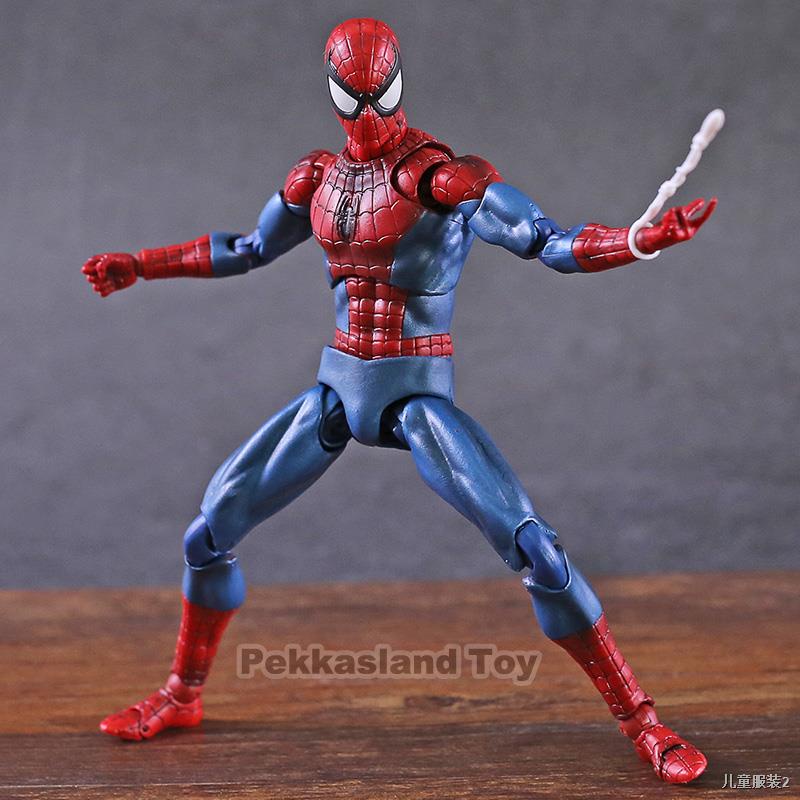 ☃The Amazing Spider Man Spiderman MAFEX No.075 Comic Ver. PVC Action Figure Collectible Model Toy