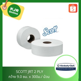 03712  SCOTT JRT 2 PLY หน้ากว้าง 9.0 ซม. ยาว 300 ม. (12roll)